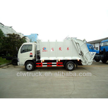 2015 Precio bajo Dongfeng 5cbm usado camiones de basura, la capacidad de camión de basura